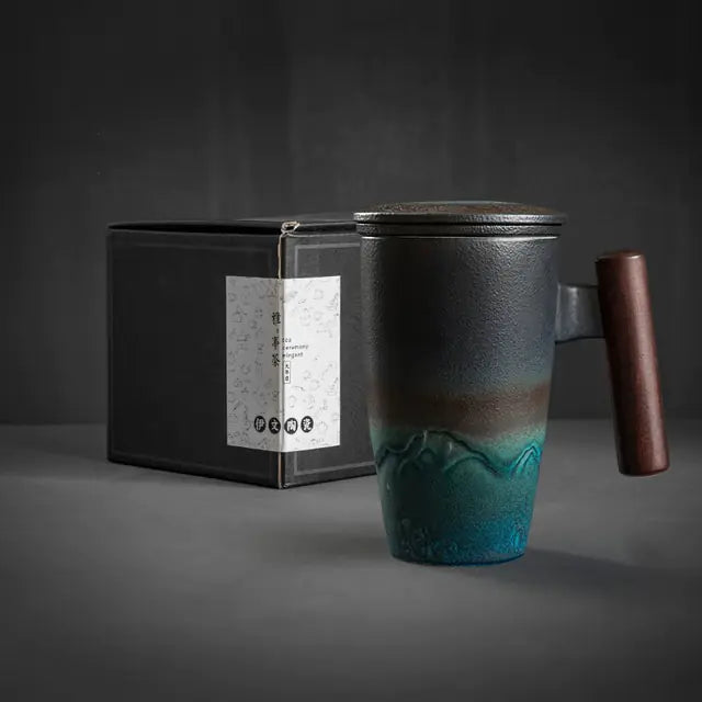 Retro Ceramic Coffee Mug Set Rieworkes