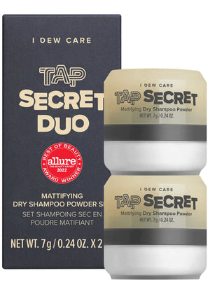 I DEW CARE Dry Shampoo - Tap Secret Trio Gift set, With Black Ginseng, Non-aerosol, Benzene-free,Powder, Fuller Looking Hair, No White Cast, Kbeauty, 3 Count, 0.81Oz 0.24 Ounce (Pack of 3) 03 Tap Secret Trio (White) Rieworkes
