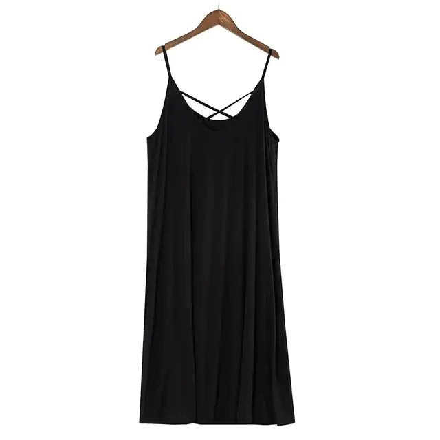 Women Nightgowns Summer Sleepwear Night Dresses 2XL-7XL Plus Size Rieworkes