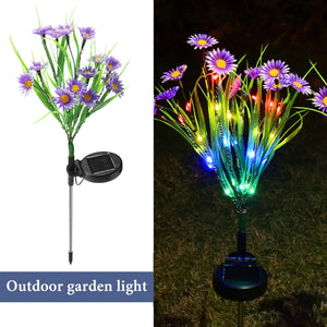 Solar Garden Lights LED Flower Stake Lamp Outdoor Yard Waterproof Patio Decor Mimarta