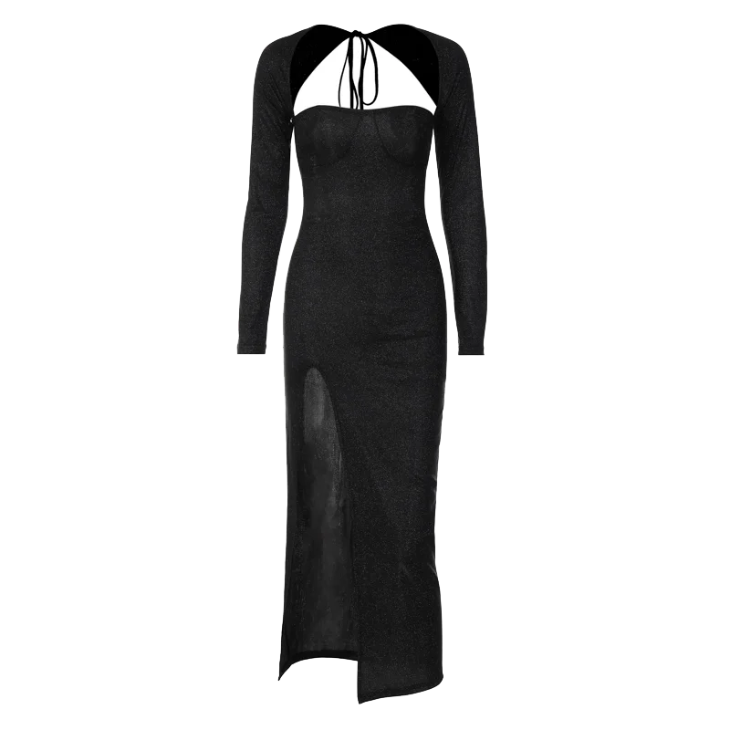 Elegant Maxi Prom Dress Rieworkes