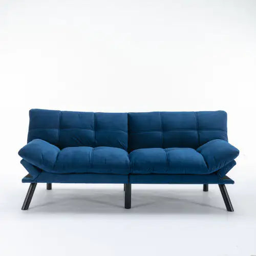 Navy Blue Convertible Folding Modern Sofa Bed Mimarta