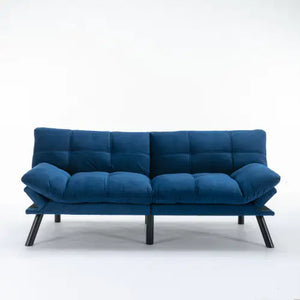 Navy Blue Convertible Folding Modern Sofa Bed Mimarta