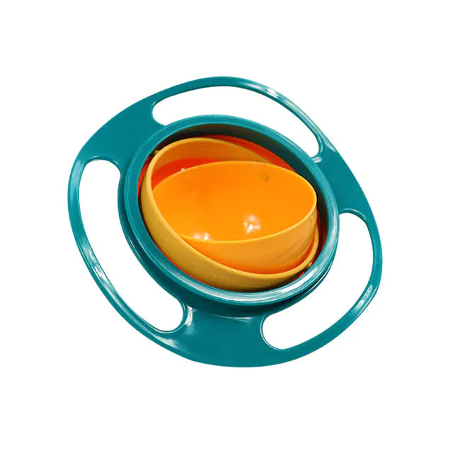 Flying Saucer Bowl with 360-Degree Spill Proof Design Mimarta
