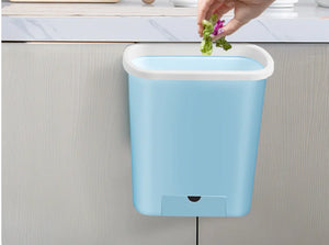Wall-Mounted Kitchen Trash Can and Organizer Shelf Mimarta