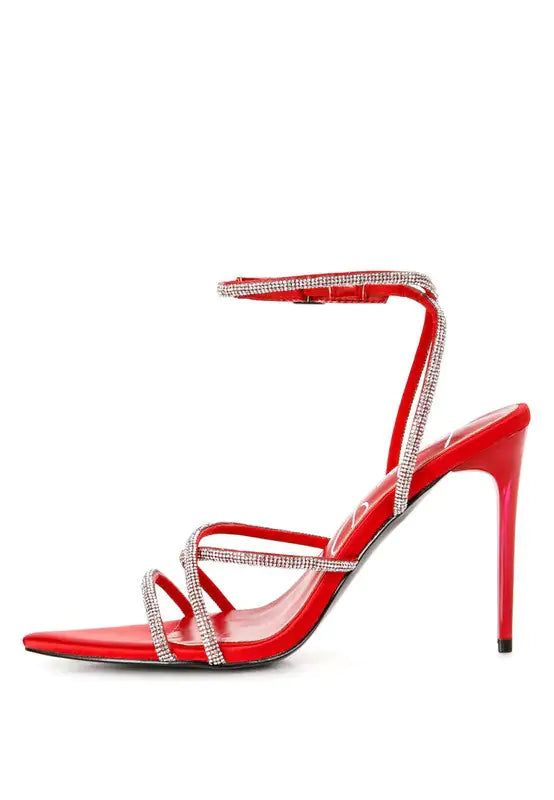 Rhinestone Embellished Stiletto Heels Rieworkes