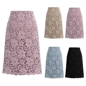 Lace Elegant Office Skirts Rieworkes