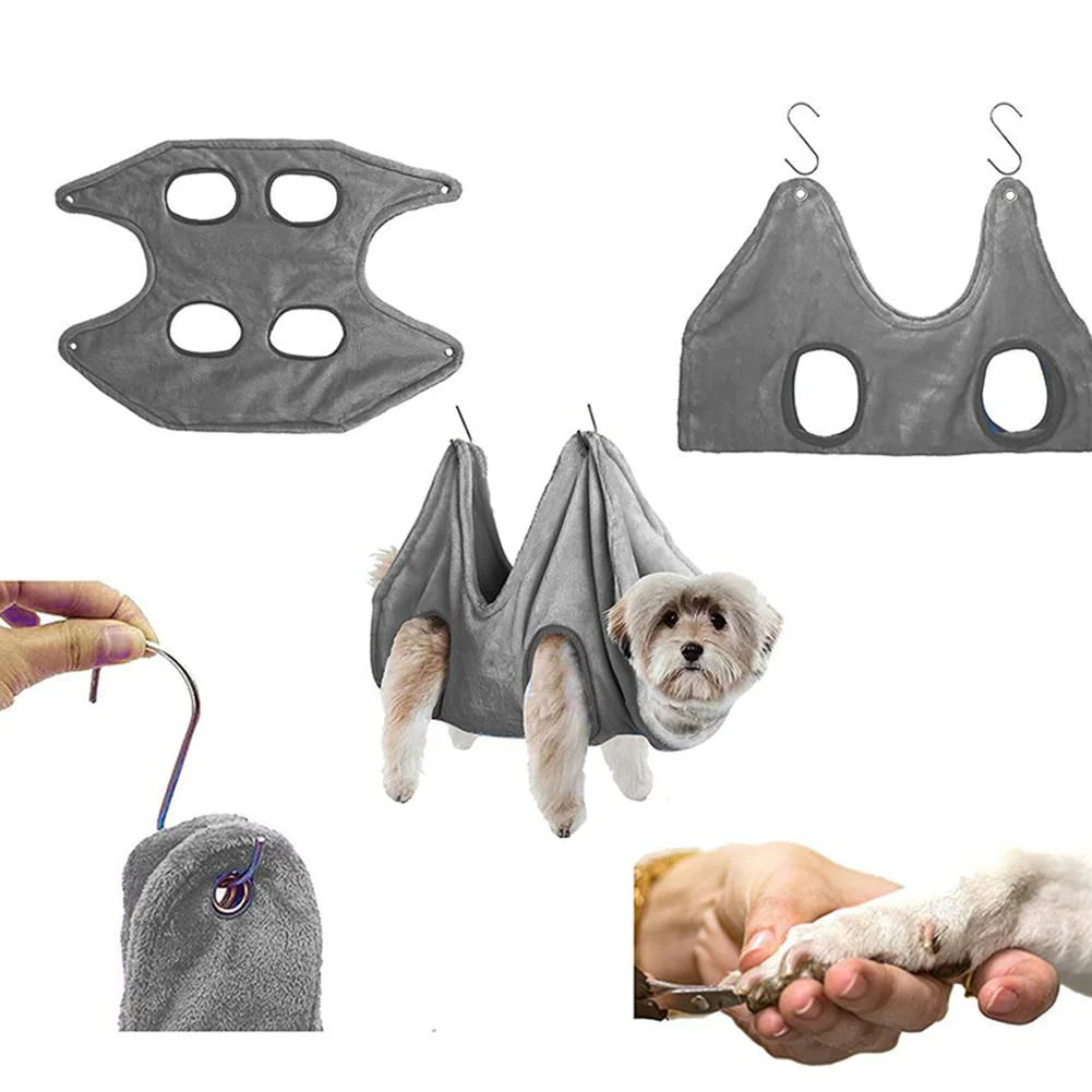 Portable Pet Dog Cat Grooming Hanging Hammock Harness Breathable Groom Helper US Mimarta