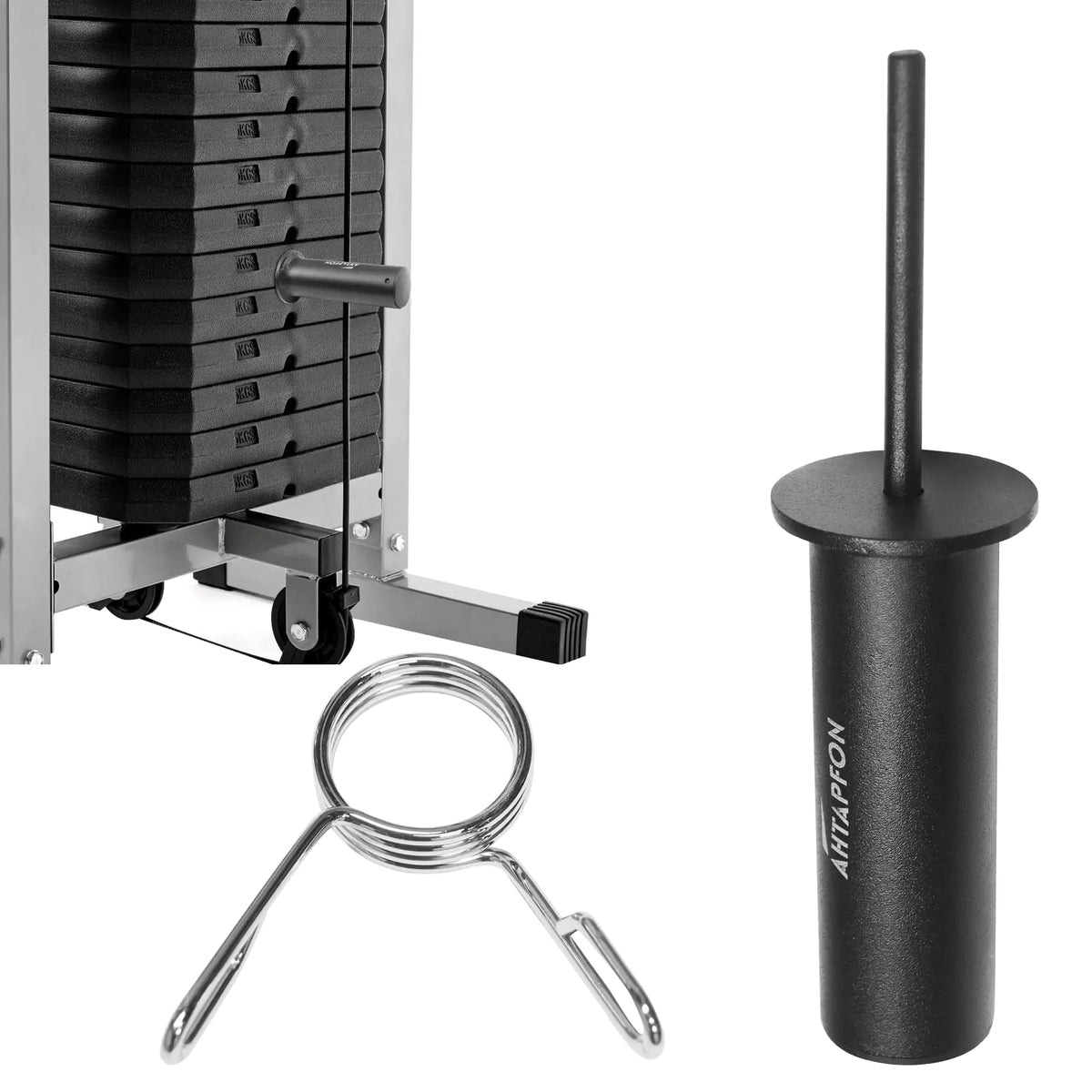 AHTAPFON Weight Stack PinØ 8mm Length 110mm Long Weight Stack Extender for Cable Strength Exercise Machine- Gym Pin Fitness Equipment for Gym or Home Training Mimarta