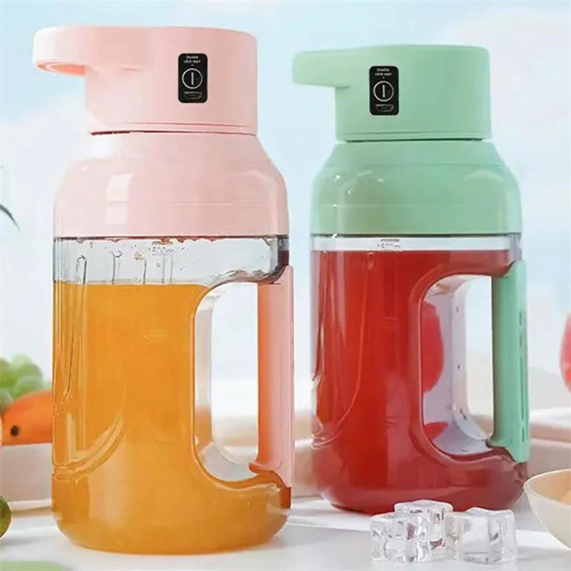 Electric Juicer Portable Large Capacity 1500ml Juice USB Rechargeable Rieworkes