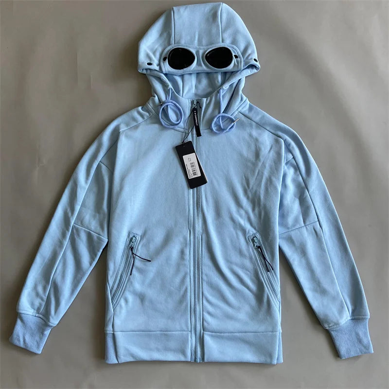 Winter Lens Decoration Hoodie Zip for Men and Women Rieworkes