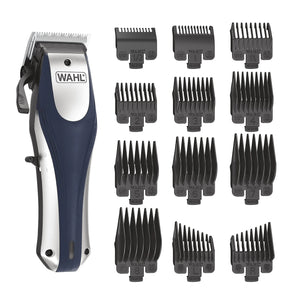 Wahl Lithium Ion Pro Rechargeable Cordless Hair Clippers for Men, Woman, & Children with Smart Charge Technology for Convenient at Home Haircutting - Model 79470 Sliver 22 Piece Set Rieworkes