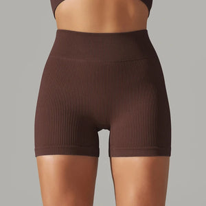 Seamless High Waist Yoga Gym Shorts Rieworkes