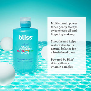 Bliss Well Yes Hydrating Toner with Vitamin B3, B5, B6, C & E - Brightens, Soothes, and Balances Skin - Alcohol-Free, Ideal for Sensitive & Oily Skin Glow Boosting Toner Rieworkes