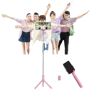 J861 Dual Light Bluetooth Selfie Stick with Tripod & LED Ring Light Mimarta