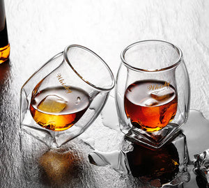Whiskey Glasses - Set of Glass Drinkware Mimarta