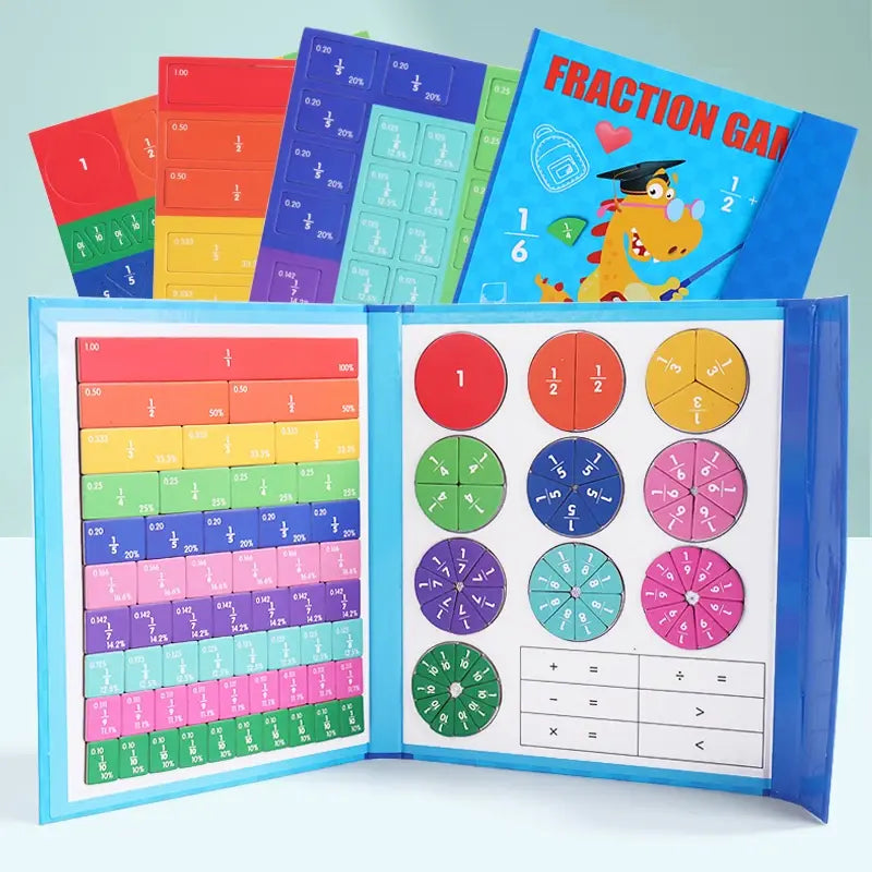 Children Magnetic Fraction Learning Math Toys Rieworkes