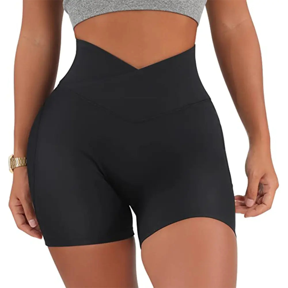 Sports Shorts Women High Waist Workout Seamless Fitness Yoga Shorts Rieworkes