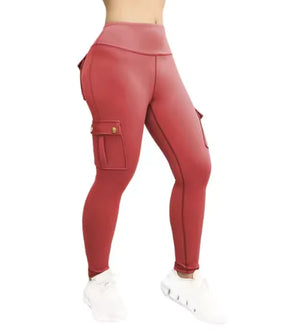 High Elastic Fitness Workwear Pants with Pockets for Women Rieworkes