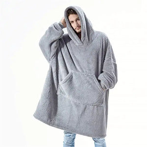 Oversized Fleece Blanket Hoodie Rieworkes