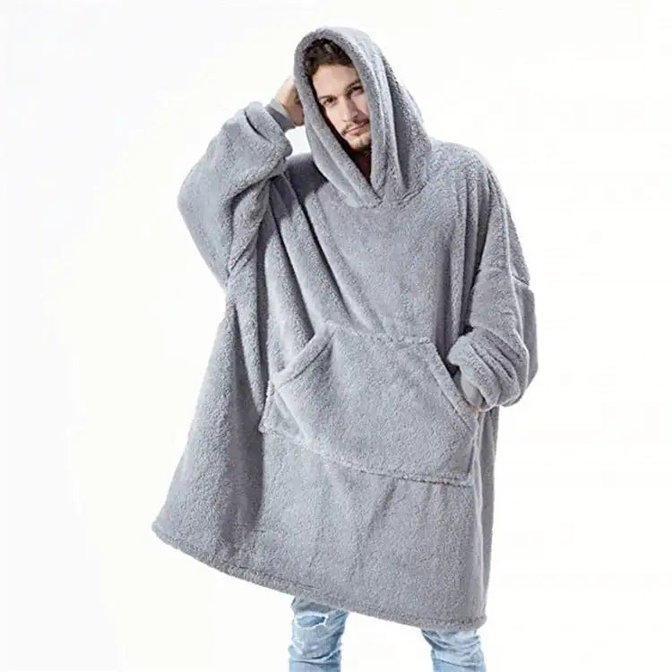 Oversized Fleece Blanket Hoodie Rieworkes