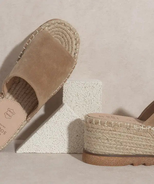 Espadrille Platform Slide Rieworkes