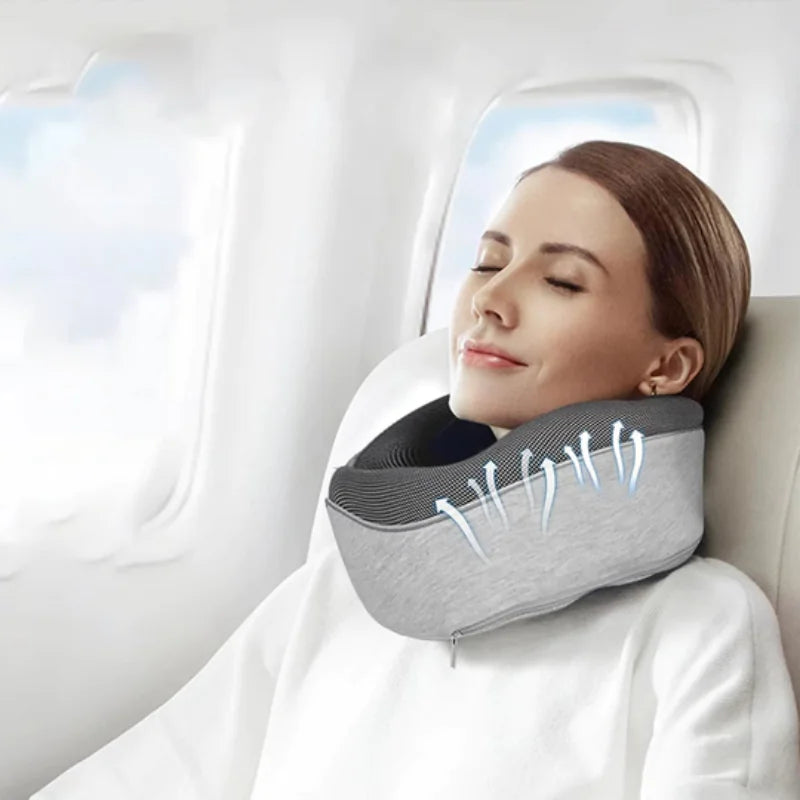 Memory Foam Travel Neck Pillow Rieworkes