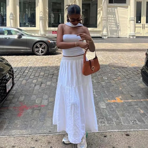Halter Backless Satin Crop Tops Rieworkes