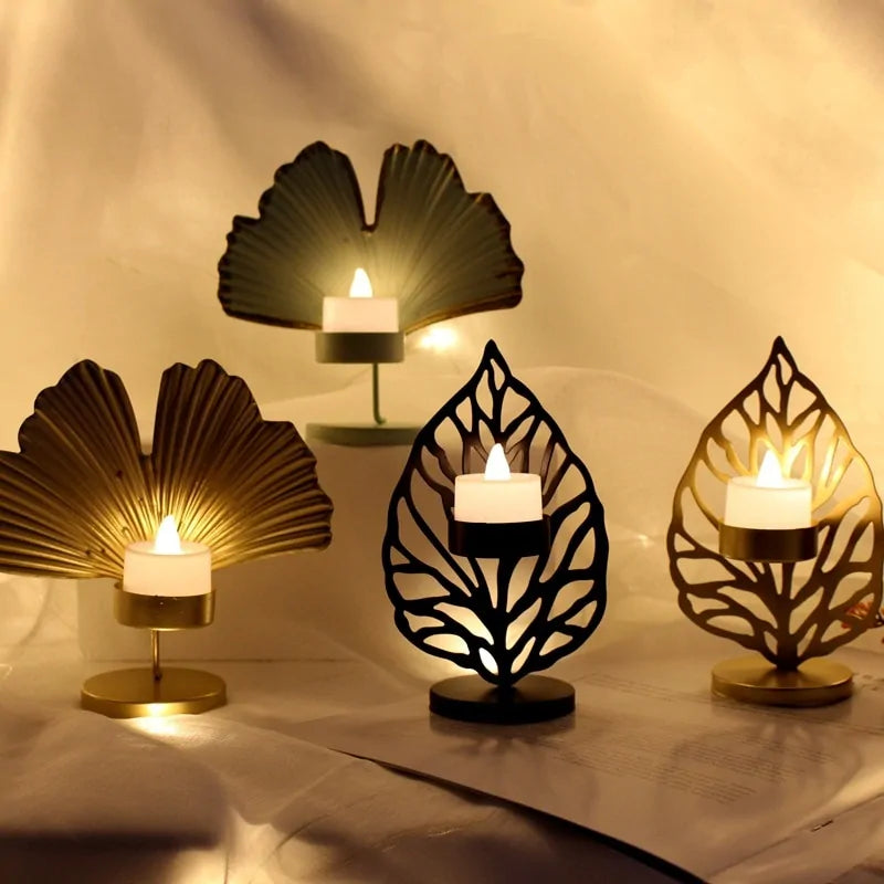 Iron Candlestick Holder: Nordic Design for Parties, Weddings, and Dinner Décor Rieworkes