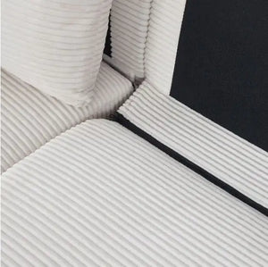 Beige Linen Sofa Rieworkes