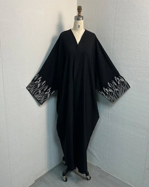 Arab Embroidery Embroidery Outerwear Abaya Robe Mimarta