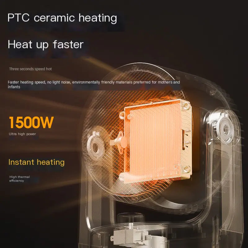 Compact Energy-Efficient Heater for Home and Bathroom Mimarta