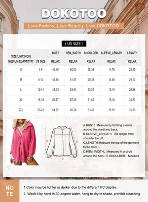 Dokotoo Womens Waffle Knit Shacket Jacket Casual Long Sleeve Button Down Shirts Dressy Blouses Tops Large Pink 1 Rieworkes