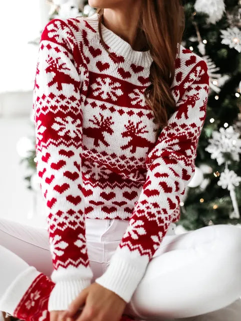 Winter Christmas Sweaters Long Sleeve Rieworkes