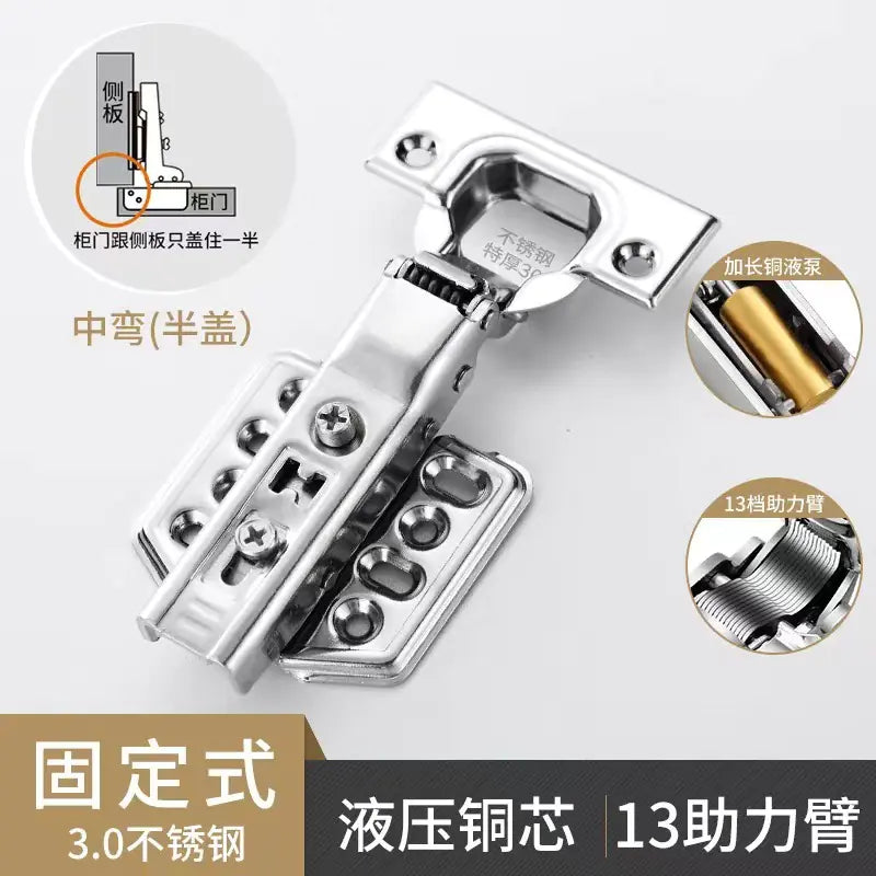 304 Stainless Steel Cabinet Door Hydraulic Hinges Mimarta