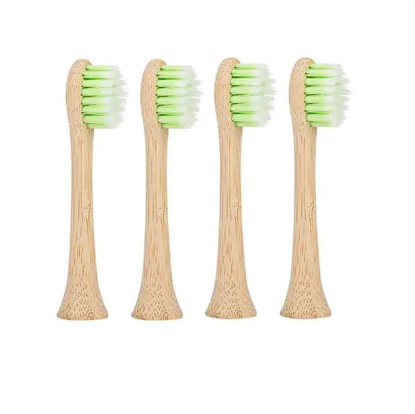 Organic Bamboo Biodegradable Electric Toothbrush Head Rieworkes