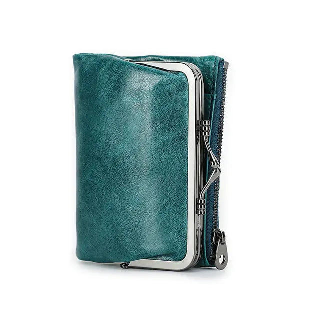 Genuine Leather Wallet Women Rieworkes