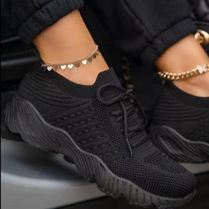 Womens Running Trainers Ladies Sneakers Slip On Walking Gym Comfy Fashion Shoes Rieworkes