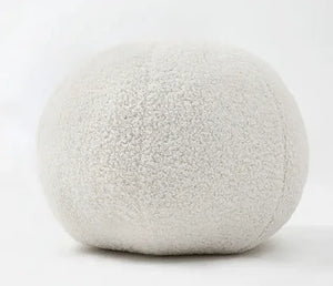 Round Velvet Soft Ball Sofa Pillow On Bay Window Bed Mimarta