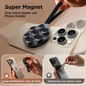 Joyroom Magnetic Suction Cup Phone Mount Hand-Free Mirror Shower Silicone Suction Phone Case Grip Stand Holder For iPhone 15 Pro Rieworkes