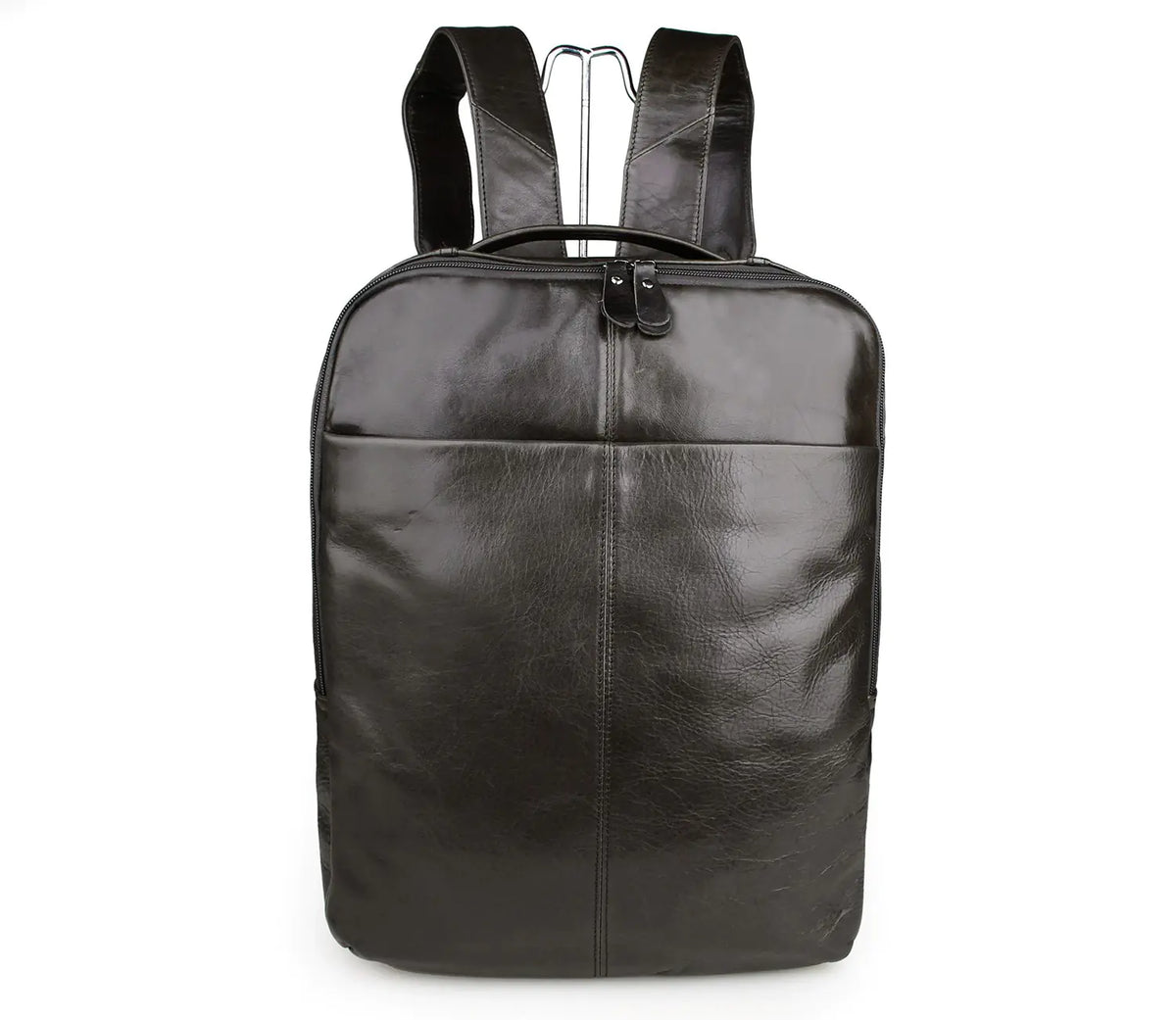 Top Layer Leather Computer Backpack Mimarta