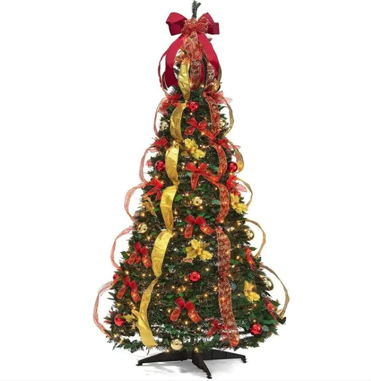 Decorative Foldable Colorful Spiral Christmas Tree Rieworkes