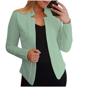 Blazer for Women Blazers for Women Business Casual Fashion Dressy Open Front Cardigan Jacket Long Sleeve Work Office Blazer Jackets Rieworkes