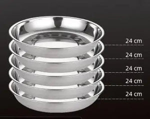 Stainless Steel Tableware Dinner Plate Rieworkes