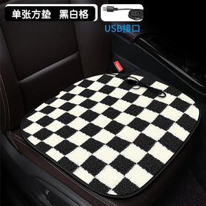 Heated Square Car Seat Cushion for Winter Decor Mimarta