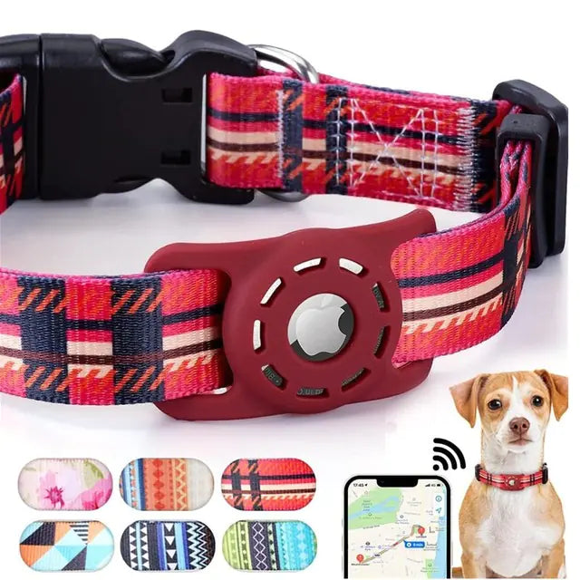 Digital Printing Collar for Apple Airtag - Pets Accessories Mimarta