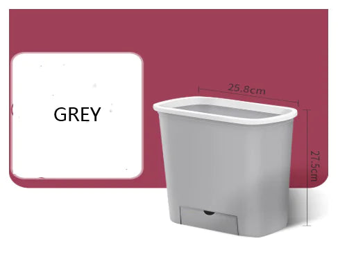 Wall-Mounted Kitchen Trash Can and Organizer Shelf Mimarta