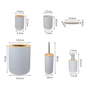 Minimalistic Bathroom Accessories Set Rieworkes