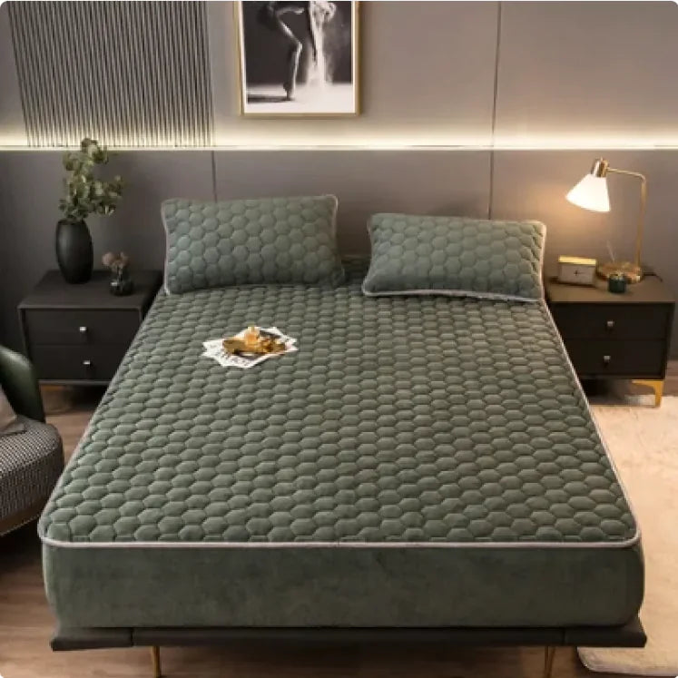 Cozy Nest 3-Piece Brushed Quilted Mattress Set Rieworkes