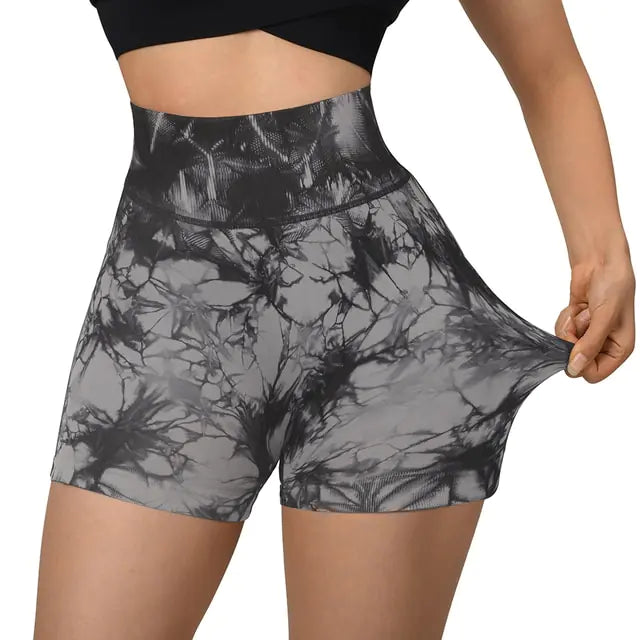 Sports Shorts Women High Waist Workout Seamless Fitness Yoga Shorts Rieworkes